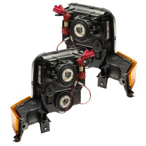 Jeep Commander Headlight Assemblies - ORACLE Lighting - ColorSHIFT w/ Simple Controller - `06-`10